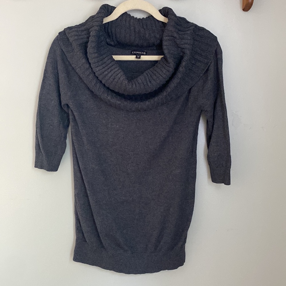 Express Charcoal Grey Sweater XS